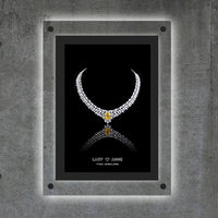 Megastore Crystal Light Box Display 20.5x28 with Print