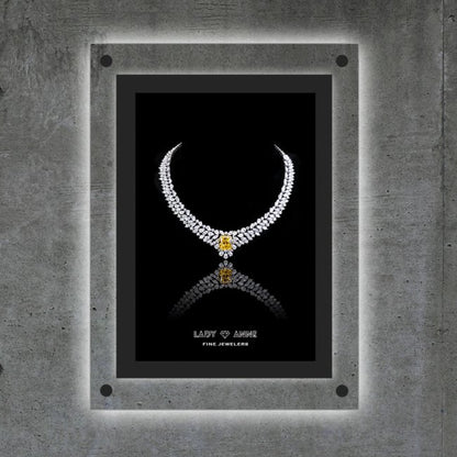 Megastore Crystal Light Box Display 20.5x28 with Print - Image 1