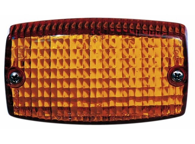 Rectangular LED Stop/Turn/Tail Light - Light-Amber - Image 1