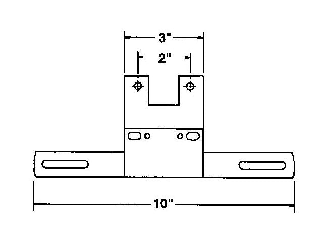 License Plate Bracket for M-4246 Lights - Image 2