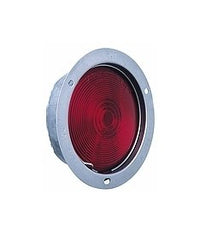 4" Round Red Lens Stop, Turn & Tail Light with VIBAR Socket