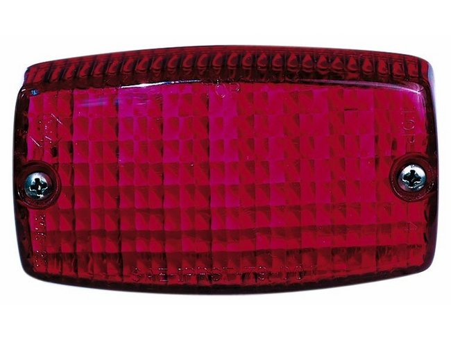 Rectangular Surface Mount Stop/Tail/Turn Light - Light-Red - Image 1