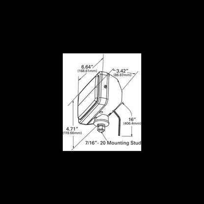 LED Trapezoid Work Lamp - Image 2