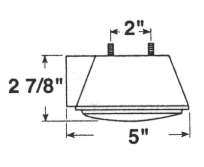 Combination Tail Light Without License, Under-80" - Image 2
