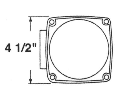 Combination Tail Light Without License, Under-80" - Image 3