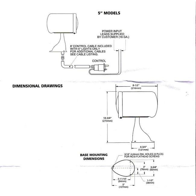 Electric Remote Control Searchlights - Spot/Flood Lighting - Image 2