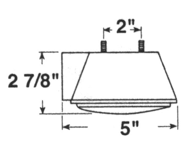 Under-80" Combination Tail Light with License Light - Image 2