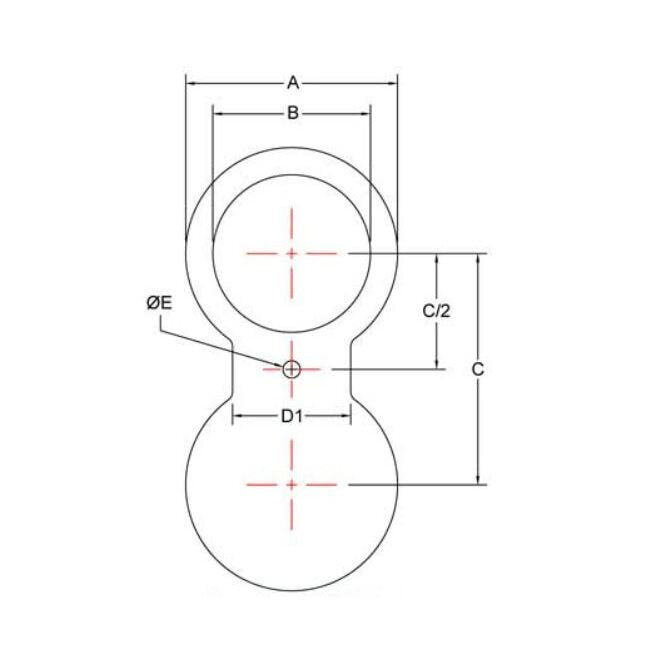 Sure Flow 8 Inch ASME Class 300 Spectacle Blind - Image 2