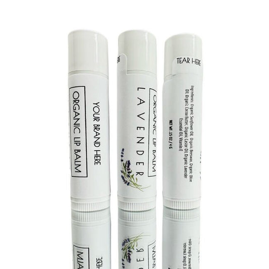 Organic Lavender Lip Balm with Private Label Option - Image 1