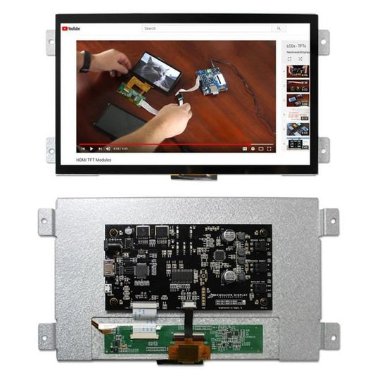 10.1-inch 1024 x 600 Pixels RGB TFT LCD Display Module with Capacitive Touch Panel - Image 1
