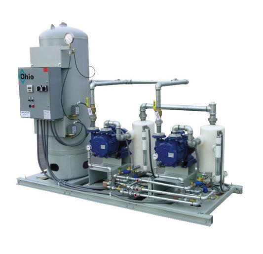 25 Horsepower (hp) Motor Power Duplex Liquid Ring Vacuum System - Image 1