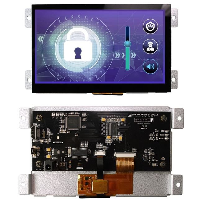 7-inch 1024 x 600 IPS TFT Capacitive Touch Display with HDMI Interface - Image 1