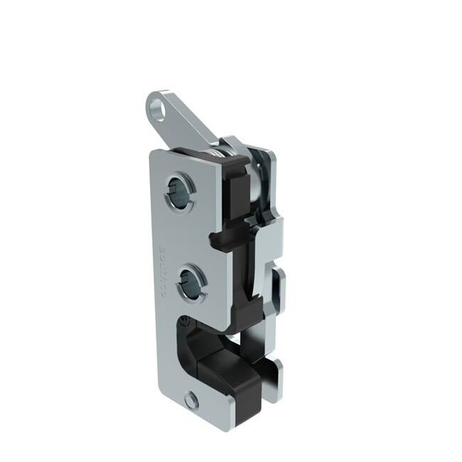 Small Two-Stage Rotary Push-to-Close Latch with Integrated Bumper - Image 1