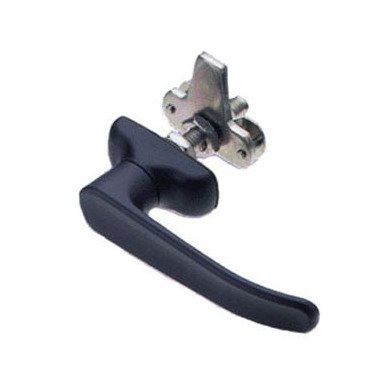 Southco T & L-Handle Cam Latch | Adjustable Grip, Black Powder Coat - Image 1