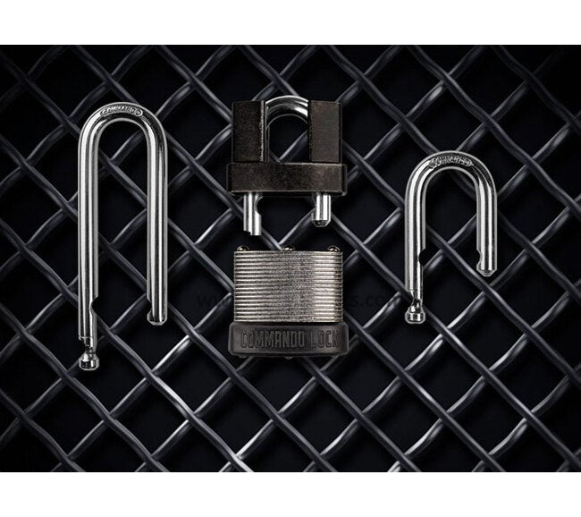 Total Guard Military-Grade Steel Laminated Zinc Padlock - Image 3