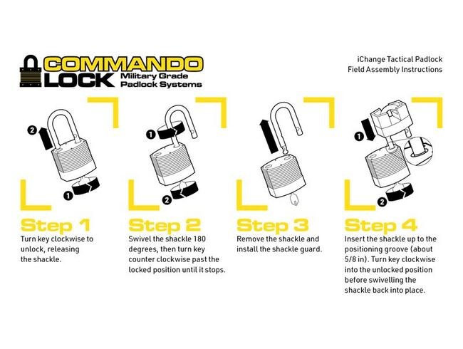Total Guard Military-Grade Steel Laminated Zinc Padlock - Image 4