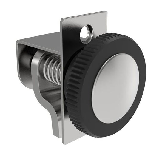 Self-Adjusting Medium Compression Latch - Three-Hole Mount, Steel, Zinc Plated - Image 1