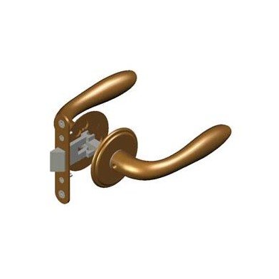 Southco Diamond Brass Swing Door Locks - Image 1