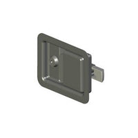 Southco Large Push-to-Close Paddle Latch - Key Locking, Black