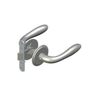 Southco Entry Swing Door Locks - Portofino Handle, Satin Chrome