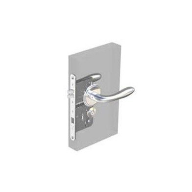 Southco Swing Door Locks - Portifino Handle, Star Key Lock, Chrome - Image 1