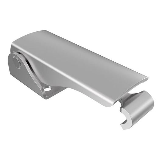 Medium Steel Under-Center Draw Latch - Durable Zinc Plate Finish - Image 1