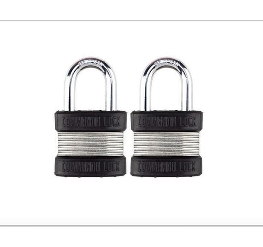 Commando Military-Grade Steel Laminated Zinc Padlock - Image 1