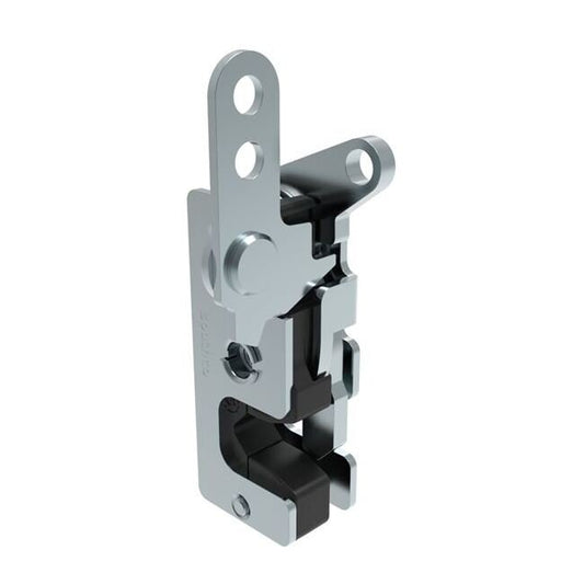 Southco R4 Small Size Rotary Push-to-Close Latch with Dual Trigger - Steel, Zinc Plate - Image 1
