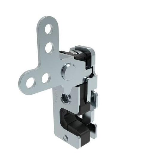 Small Size Rotary Push-to-Close Latch with Integrated Bumper - Image 1