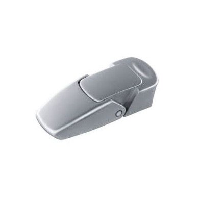 Southco V7 Over-Center Draw Latch - Large Size Zinc Alloy Chrome Plated Satin Finish - Image 1