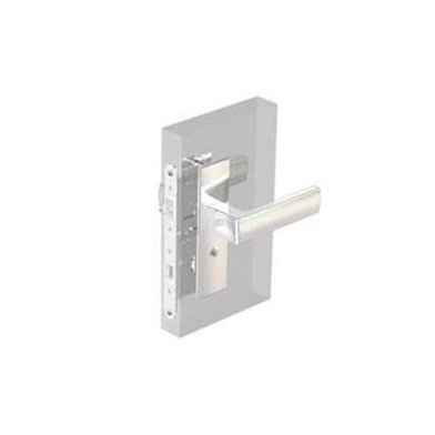 Southco MA Swing Door Lock with Nordic Handle, Chrome Finish - Image 1
