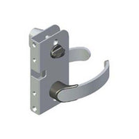 Southco Offshore Swing Door Latch - Key-Locking, Left Swing, Chrome Plated