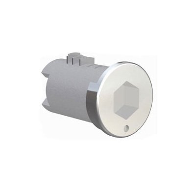 Southco Cam Lock Plugs - 8mm Hex Chrome Plated Lock Cores - Image 1