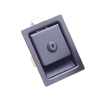 Southco Large Push-to-Close Black Paddle Latch - Image 1