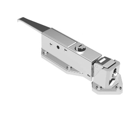 504/514 Refrigeration Safety Latches - Key Locking S.S. Latch with Flush Strike - Image 1