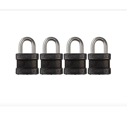 Military-Grade Steel Laminated Padlock - Image 1