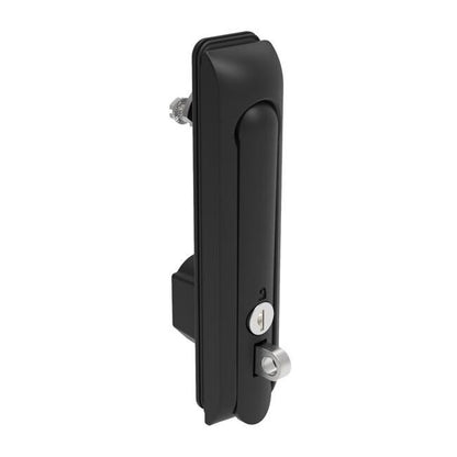 Southco Swinghandle Cam Latch H3 - Large Size, Black, Padlock Hasp, Zinc Alloy - Image 1