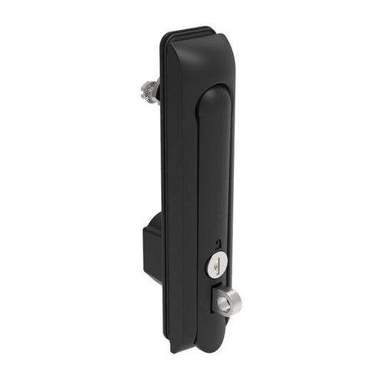 Southco Swinghandle Cam Latch H3 - Large Size, Black, Padlock Hasp, Zinc Alloy - Image 1