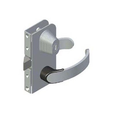 Southco Offshore Swing Door Latch - Chrome Plated, Key Locking - Image 1