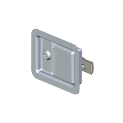 Large Stainless Steel Key-Locking Paddle Latch - Image 1