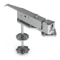 Stainless Steel Key Locking Refrigeration Latch with Offset Strike