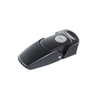 Southco V7 Key Locking Over-Center Draw Latch, Small Size, Black - Image 1