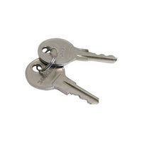 Southco Cam Lock Plugs - Nickel Plated Brass Key Set
