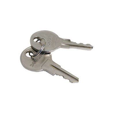 Southco Cam Lock Plugs - Nickel Plated Brass Key Set - Image 1
