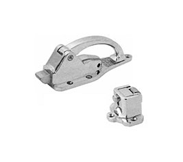 Heavy Duty Refrigeration Lock - Adjustable Iron Latch - Image 1