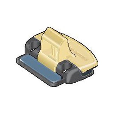 Southco Parrot Panel Latches - Diamond Brass Paddle Latch - Image 1