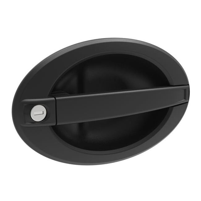 Southco AC Rotary Latch Actuator with Key Locking, Nylon Black - Image 1