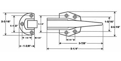 507 Trip Locks - Stainless Steel Refrigeration Locks - Image 2