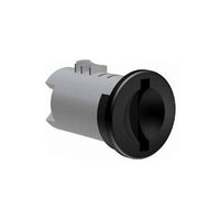 Southco Cam Lock Plugs - Black Zinc Alloy Slot Lock Core