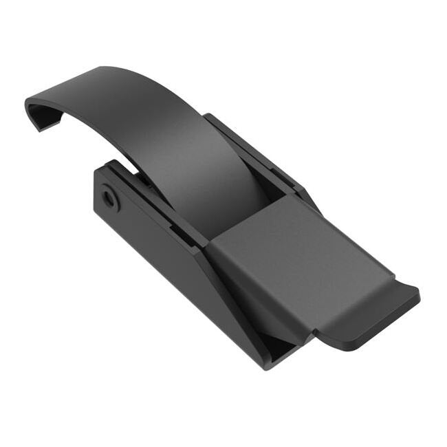 Medium Size Over-Center Draw Latch with Tab Up Handle - Steel, Powder Coat - Image 1